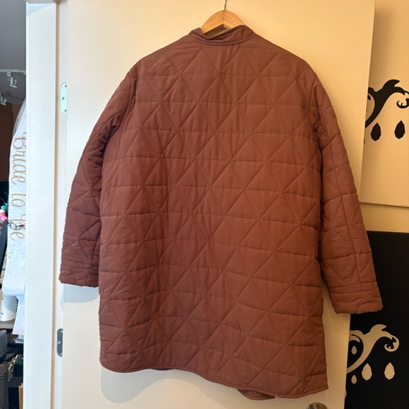 Reitmans Mauve Quilted Jacket Size 2X - Picture 3 of 3